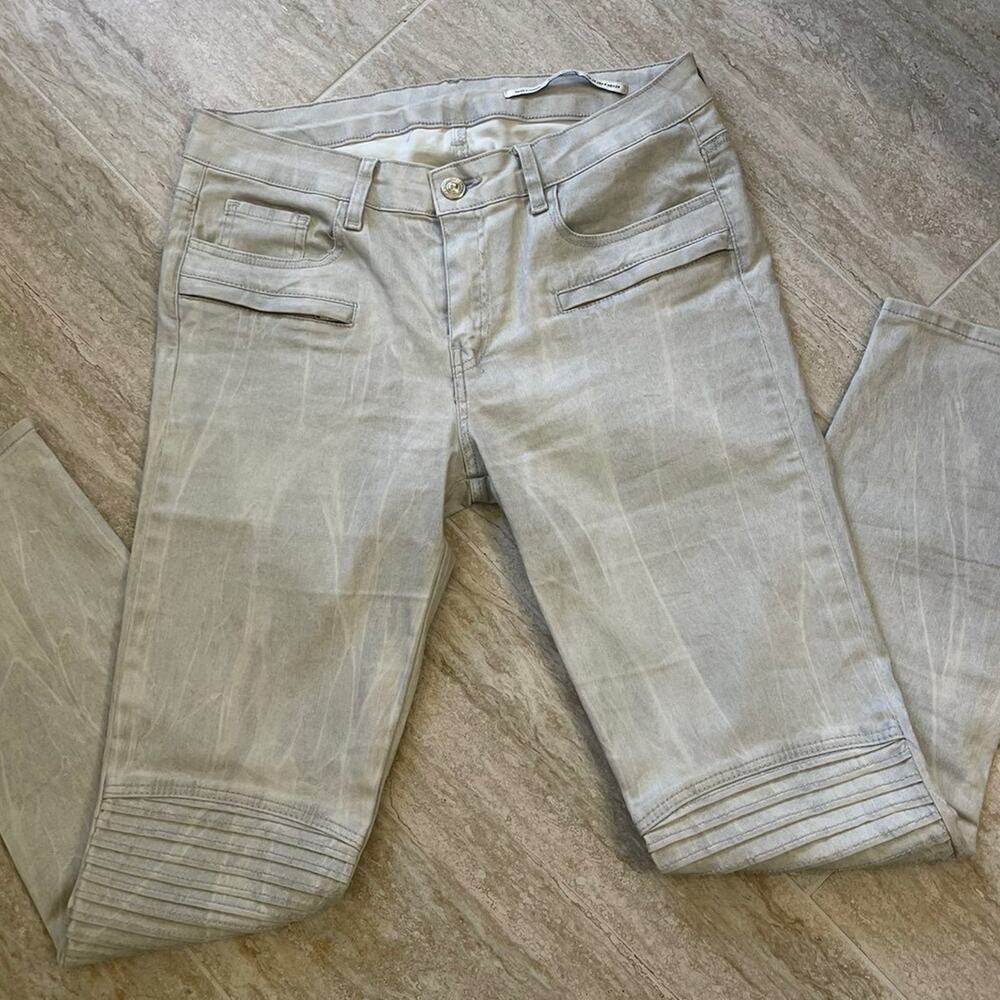 Zara woman  gray washed dress Jeans sz 6